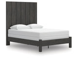 Parlayon Charcoal Queen Panel Bed - Ornate Home