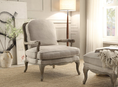Parlier Gray Weathered Accent Chair - Ornate Home
