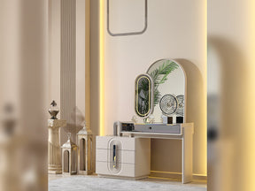 Parma Cream Dresser With Mirror - Ornate Home