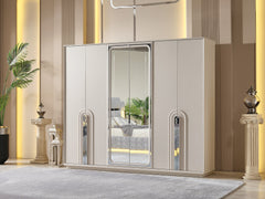 Parma Cream Wardrobe - Ornate Home