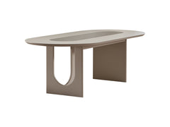 Parma Gray Dining Room Set (Consol With Mirror & Dining Table & 6 Dining Chair) - Ornate Home