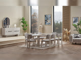 Parma Gray Dining Table - Ornate Home