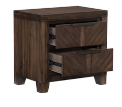 Parnell Distressed Espresso 4-piece Queen Bedroom Set - Ornate Home