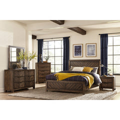 Parnell Espresso Rustic Nightstand - Ornate Home