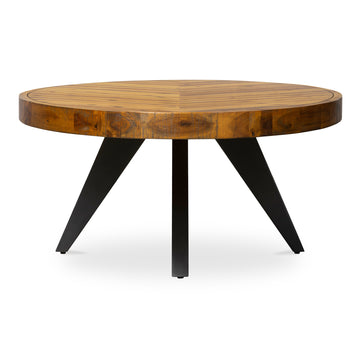 Parq Amber Oval Coffee Table - Ornate Home
