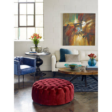Parq Amber Oval Coffee Table - Ornate Home