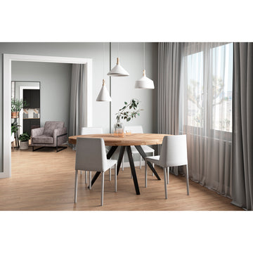 Parq Amber Oval Dining Table - Ornate Home
