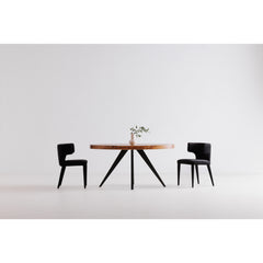 Parq Amber Oval Dining Table - Ornate Home