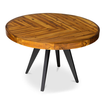 Parq Amber Round Dining Table - Ornate Home