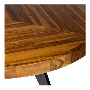 Parq Amber Round Dining Table - Ornate Home