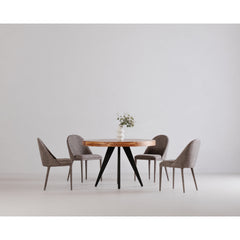Parq Amber Round Dining Table - Ornate Home