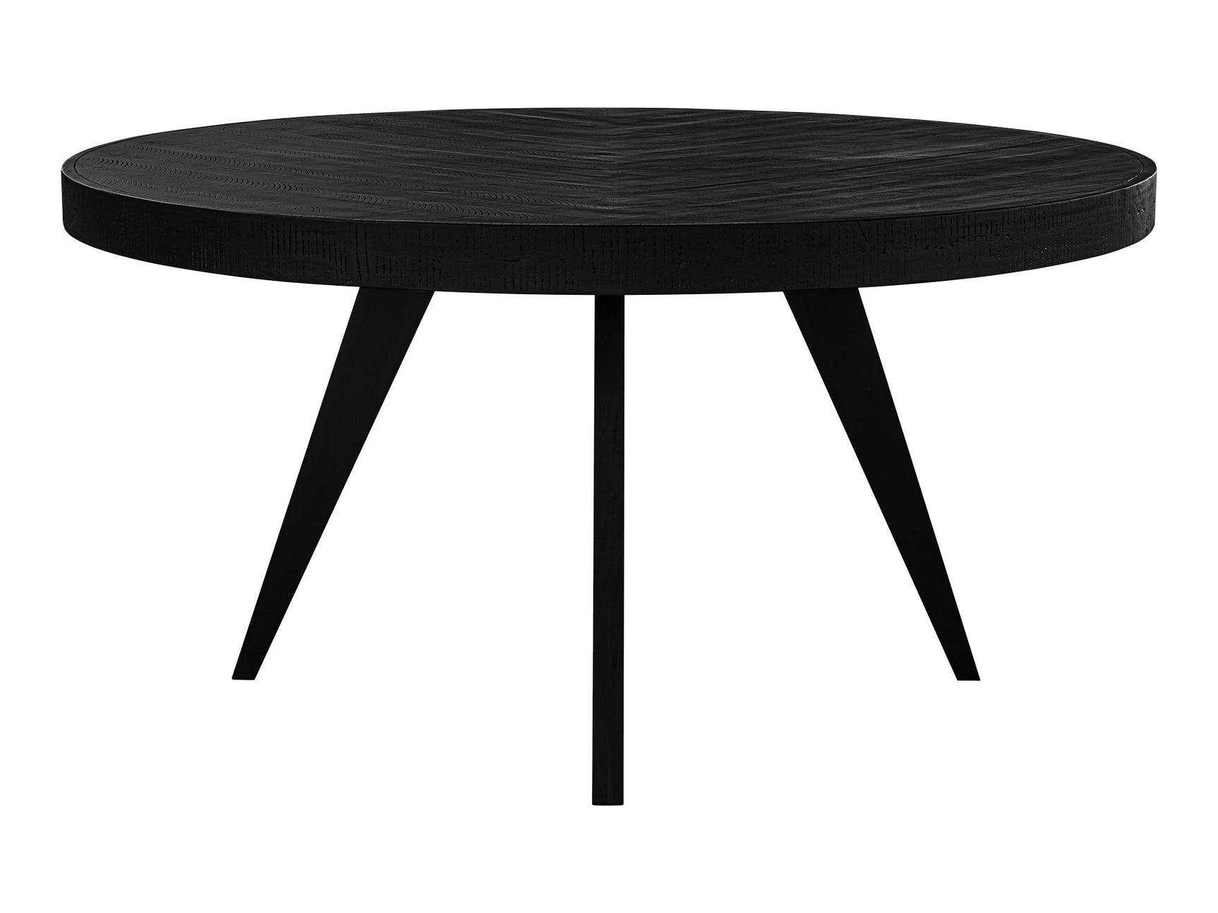 Parq Black 60 Inch Round Dining Table - Ornate Home