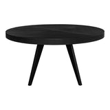 Parq Black 60 Inch Round Dining Table - Ornate Home