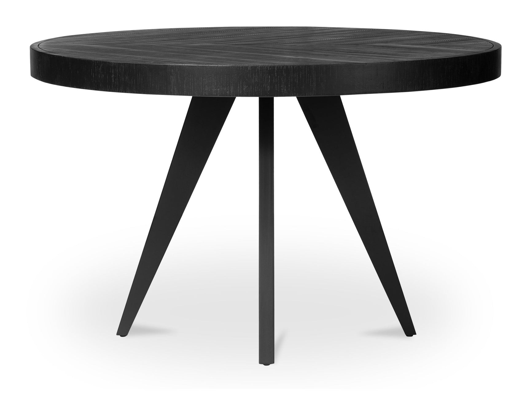 Parq Black Round Dining Table - Ornate Home