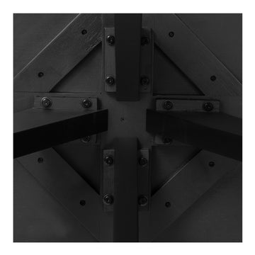 Parq Black Round Dining Table - Ornate Home