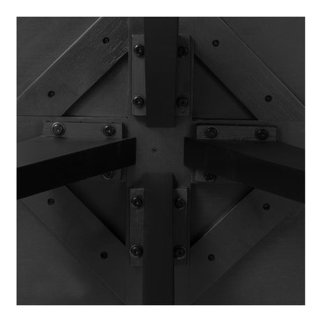 Parq Black Round Dining Table - Ornate Home