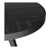 Parq Black Round Dining Table - Ornate Home