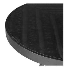 Parq Black Round Dining Table - Ornate Home