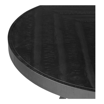 Parq Black Round Dining Table - Ornate Home