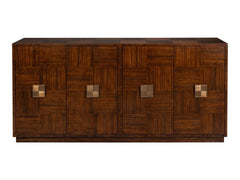 Parquet Brown Sideboard - Ornate Home