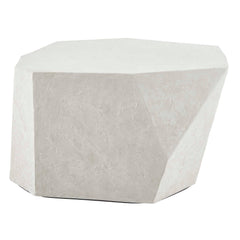 Parra White Limestone Outdoor Coffee Table - Ornate Home