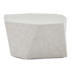 Parra White Limestone Outdoor Coffee Table - Ornate Home