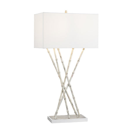 Parrish White Table Lamp - Ornate Home