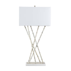 Parrish White Table Lamp - Ornate Home