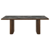 Parry Dark Walnut 80-inch Smart Top Paladina Dining Table - Ornate Home