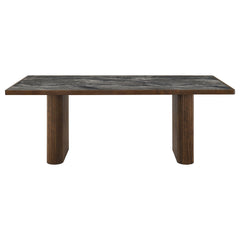 Parry Dark Walnut 80-inch Smart Top Paladina Dining Table - Ornate Home
