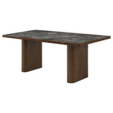 Parry Dark Walnut 80-inch Smart Top Paladina Dining Table - Ornate Home