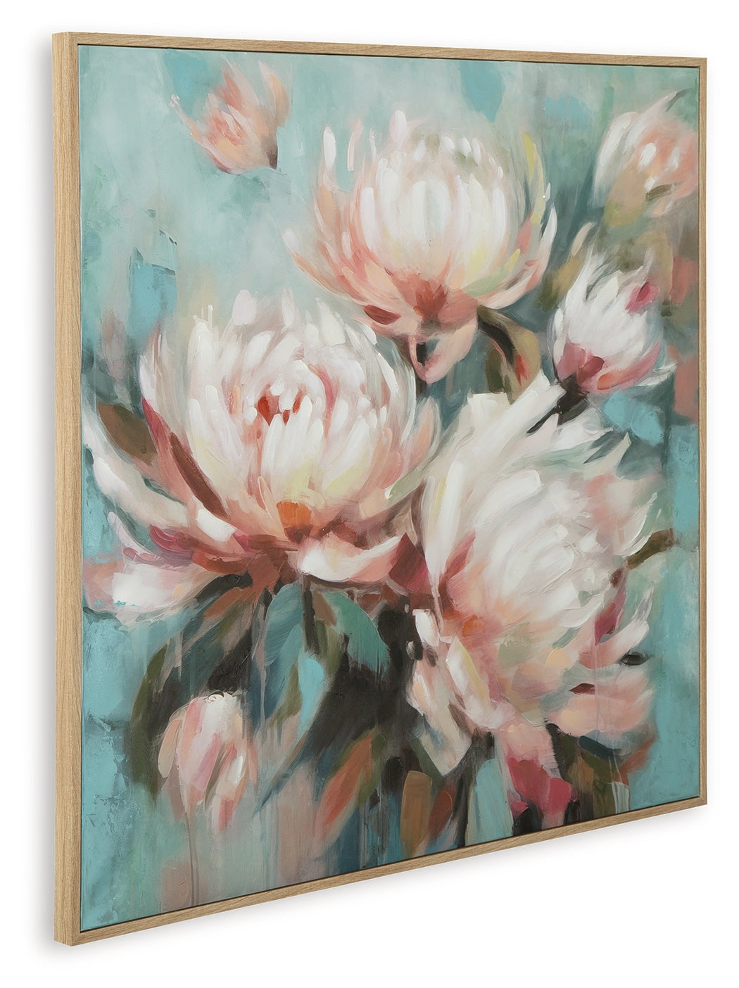 Parryville Aqua/Pink Wall Art (Online Special Price) - Ornate Home
