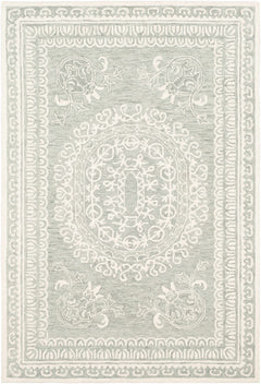 Parson Ivory/Sage Wool Area Rug - Ornate Home