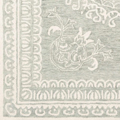 Parson Ivory/Sage Wool Area Rug - Ornate Home