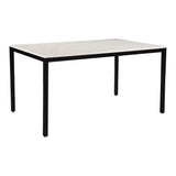 Parson White Marble Small Dining Table - Ornate Home
