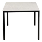 Parson White Marble Small Dining Table - Ornate Home