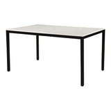 Parson White Marble Small Dining Table - Ornate Home