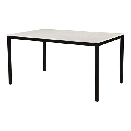 Parson White Marble Small Dining Table - Ornate Home