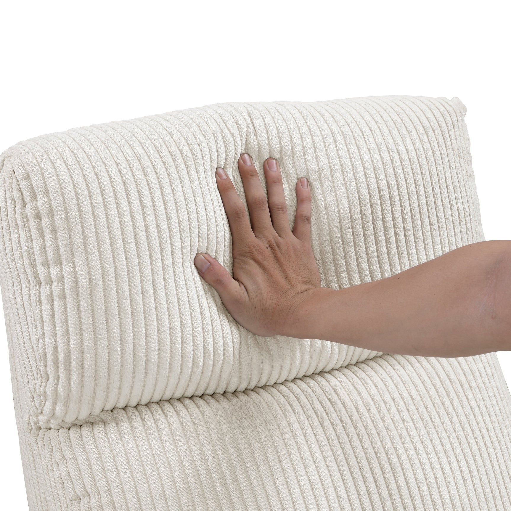 Parsons Beige Reclining Chair - Ornate Home