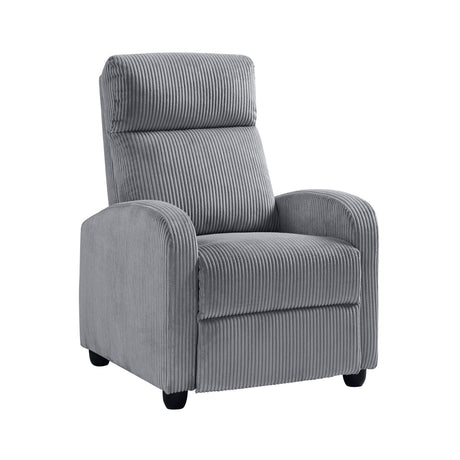 Parsons Dark Gray Reclining Chair - Ornate Home