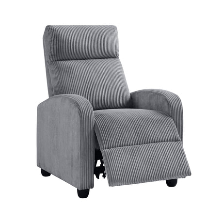 Parsons Dark Gray Reclining Chair - Ornate Home