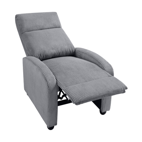 Parsons Dark Gray Reclining Chair - Ornate Home