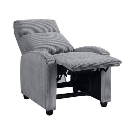 Parsons Dark Gray Reclining Chair - Ornate Home