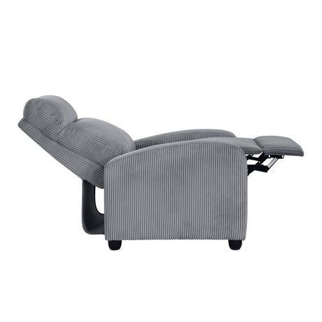 Parsons Dark Gray Reclining Chair - Ornate Home