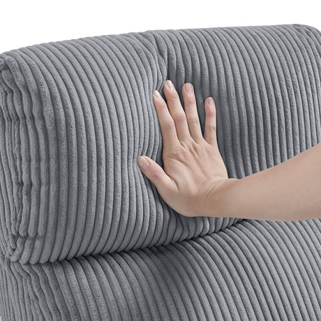 Parsons Dark Gray Reclining Chair - Ornate Home