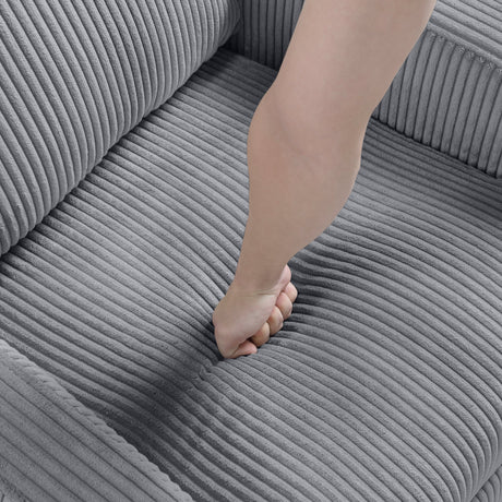 Parsons Dark Gray Reclining Chair - Ornate Home