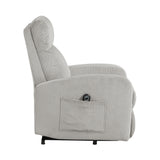 Parsons Gray Power Lift Chair - Ornate Home