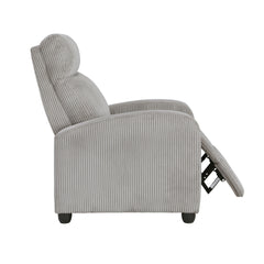 Parsons Gray Reclining Chair - Ornate Home