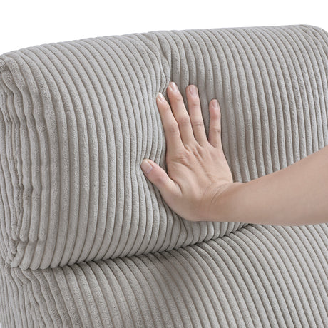 Parsons Gray Reclining Chair - Ornate Home