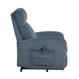 Parsons Midnight Blue Power Lift Chair - Ornate Home